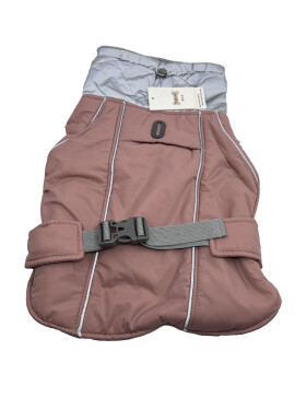 Rosa zimní bunda pro psa Barva: Růžová, Délka zad (cm): 30, Obvod hrudníku: 44 - 60 cm