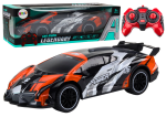 Mamido RC sportovní auto 1:10 dálkově ovládané oranžové rychlost 25 km/h