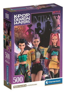 Puzzle Kpop Demon Hunters Compact 500 dílků