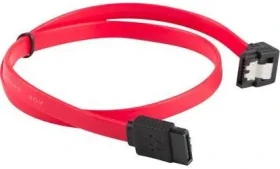 Lanberg CA-SASA-13CC-0050-R červená / SATA kabel / SATA (M) - SATA (M) / 0,5 m (CA-SASA-13CC-0050-R)