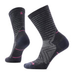 Dámské merino ponožky SMARTWOOL Women's Run Zero Cushion Crew Socks, Charcoal velikost: 42-45 (L)