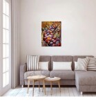 Antistresové omalovánky TSvetnoy TSvetnoy, LG152e, Diamond painting - diamantové malování, 40 x 50 cm, Barevné deštníky