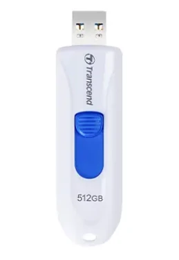 Transcend JetFlash 790 512GB bílá / Flash disk / USB 3.2 Gen 1 (TS512GJF790W)