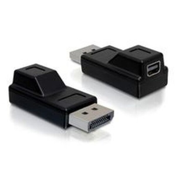 Delock adaptér Displayport samec Displayport mini samice, černá (65237)