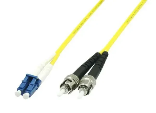 MicroConnect Optical Fibre Cable LC/ST Singlemode duplex OS2 1m žlutá (FIB411001)