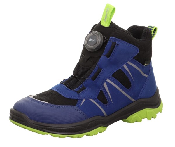 Chlapecké celoroční boty JUPITER Blau/Green Gore-Tex BOA, Superfit,1-000076-8010 - 41