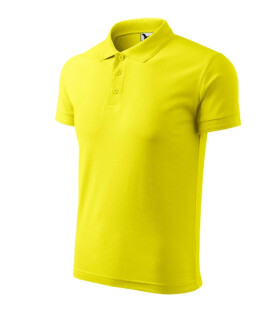 Pique Polo polokošile pánská citronová XL