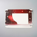 Cake star vanoční krabice "vanoční koule" červená velká s laminací 36x22x5cm