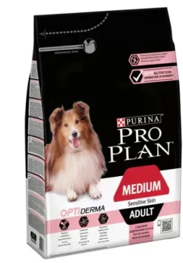 Purina Pro Plan Medium Adult Optiderma losos 3 kg