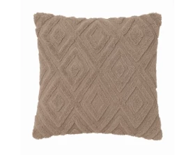 Dekorační polštář Boho rabbit 45x45 cm, taupe