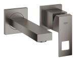GROHE - Eurocube Umyvadlová baterie pod omítku, 2-otvorová instalace, kartáčovaný Hard Graphite 19895AL0