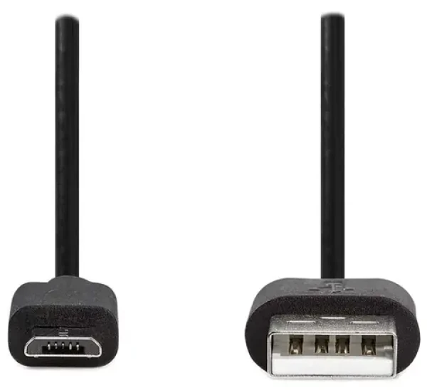 Nedis USB-A - Micro-B 3 m černá / Kabel / USB 2.0 (CCGB60500BK30)