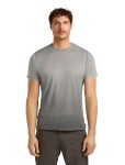Pánské merino triko s krátkým rukávem ICEBREAKER Mens 125 Cool-Lite Sphere SS Tee Alta, Metro Hthr velikost: M