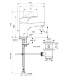 IDEAL STANDARD - Cerabase Umyvadlová baterie s výpustí, chrom BD393AA