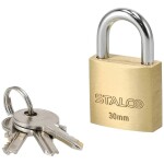 Zámek visací, mosazný A, 50 mm, STALCO