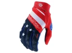 Troy Lee Designs Air rukavice Stars Black&Stripes Red/Blue vel. S