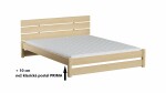 KLASA-NÁBYTEK.cz Dvoulůžková postel PRIMA PLUS borovice ROZMĚR: 200 cm