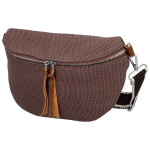 Trendy dámská textilní ledvinka Ayana, tmavě hnědá