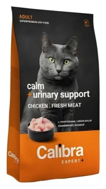 Calibra Cat EXPERT+ Adult Calm+Urinary Chicken 1,5 kg / Granule pro kočky / Grain free / Podpora močových cest