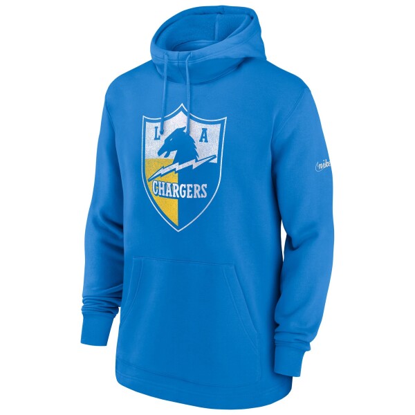 Nike Pánská mikina Los Angeles Chargers NFL Classic Throwback Fleece Hoodie Hell Velikost: 3XL