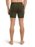 Pánské merino boxerky ICEBREAKER Mens Anatomica Boxers, Dark Loden velikost: M