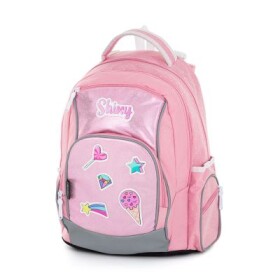 Školní batoh OXY GO Shiny světle fialová