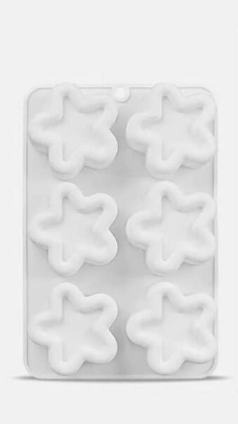 Dortisimo Silikonová forma na pečení/na mražené dezerty Hvězdičky (na 6 ks) 5 x 14,5 cm