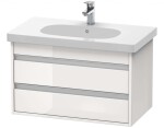 DURAVIT - Ketho Umyvadlová skříňka 48x80x46 cm, 2 zásuvky, lesklá bílá KT664702222
