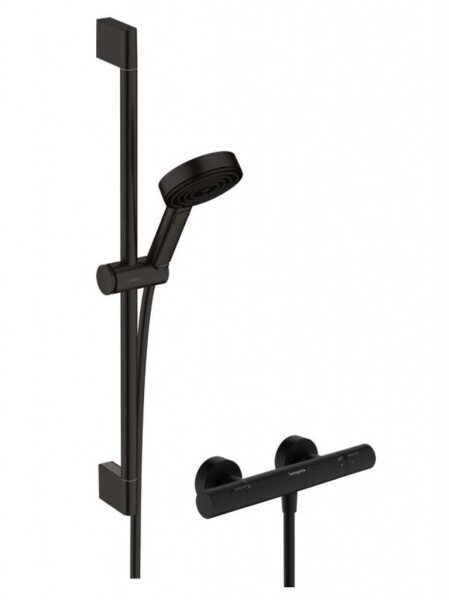 HANSGROHE - Pulsify Select S Sprchový set s termostatem, 3 proudy, EcoSmart, matná černá 24262670