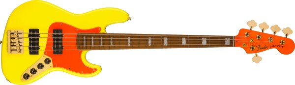 Fender MonoNeon Jazz Bass® V Neon Yellow