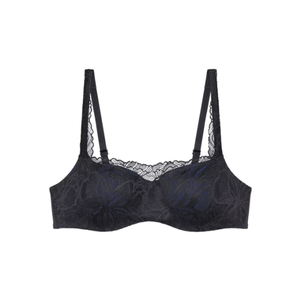Dámská podprsenka Body Make-Up Illusion Lace Balconette - Triumph černá (0004) 070D