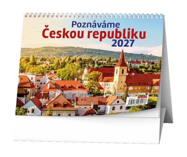 Stolní kalendář 2027 Baloušek Poznáváme Českou republiku