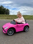 Mamido Elektrické autíčko Cabrio Fast Wing růžové | EVA kola | 2,4Ghz