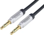 YENKEE YCA 202 Stereo audio AUX kabel s 3.5 mm konektorem jack / 2x 3.5 mm jack M-M / 2m (8590669171163)