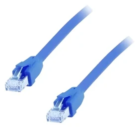 Equip Cat8.1 modrá / Patch kabel / S/FTP / 2x RJ-45 / 0,5 m / 40GBase-T / LSZH (608037)