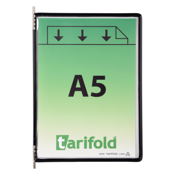 Djois závěsný rámeček s kapsou, A5, otevřený shora, černé, 10 ks