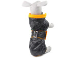 Coldy bunda pro psa s kapucí Barva: Černo-modrá, Délka zad (cm): 30, Obvod hrudníku: 26 - 40 cm
