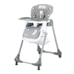 Bomimi LARA jídelní židle MEDVĚD grey xy (BO1806GRY040)