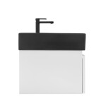 Koupelnová skříňka s umyvadlem SAT B-WAY 59x30x45 cm bílá lesk BWAY60WU2BB BWAY60WU2BB