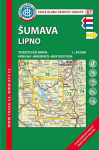 KČT 67 Šumava Lipno 1:50 000 Turistická mapa, 9. vydání