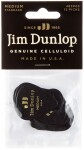 Dunlop Celluloid Black Medium