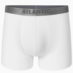 Pánské boxerky 012 black - Atlantic bílá XL