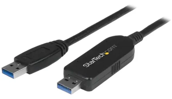 StarTech PCLINQ černá / Datový kabel / USB-A - USB-A / USB 3.0 / 5 Gbps / 1,8 m (USB3LINK)