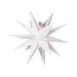 Watt & Veke Závěsná svítící hvězda Sputnik White 60 cm, bílá barva, papír