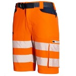 ISSA - Industrial Starter Bermudy HIVI Softshellové light 8454B pánské oranžovo-modré 2XL oranžovo modré