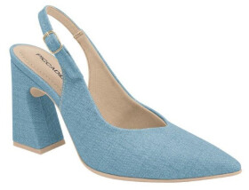 Piccadilly 749134-1 Dámské sandály na podpatku jeans 38
