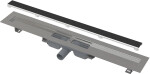 Alcadrain Podlahový žlab bez okraje s roštem pro vložení dlažby APZ115-750 APZ115-750