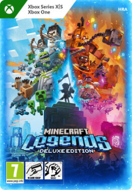 XSX Minecraft Legends - Deluxe Edition / Elektronická licence / Akční / Angličtina / od 7 let / Hra pro Xbox Series (G7Q-00140)