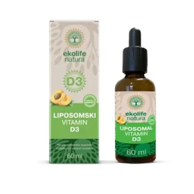 Ekolife Natura Liposomal Vitamin D3 60 ml (Lipozomální vitamín D3) (11815)