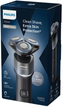 Philips Shaver series 5000X X5006/00 černá / Pánský holicí strojek / Wet Dry / rotační / 50 min provoz (X5006/00)